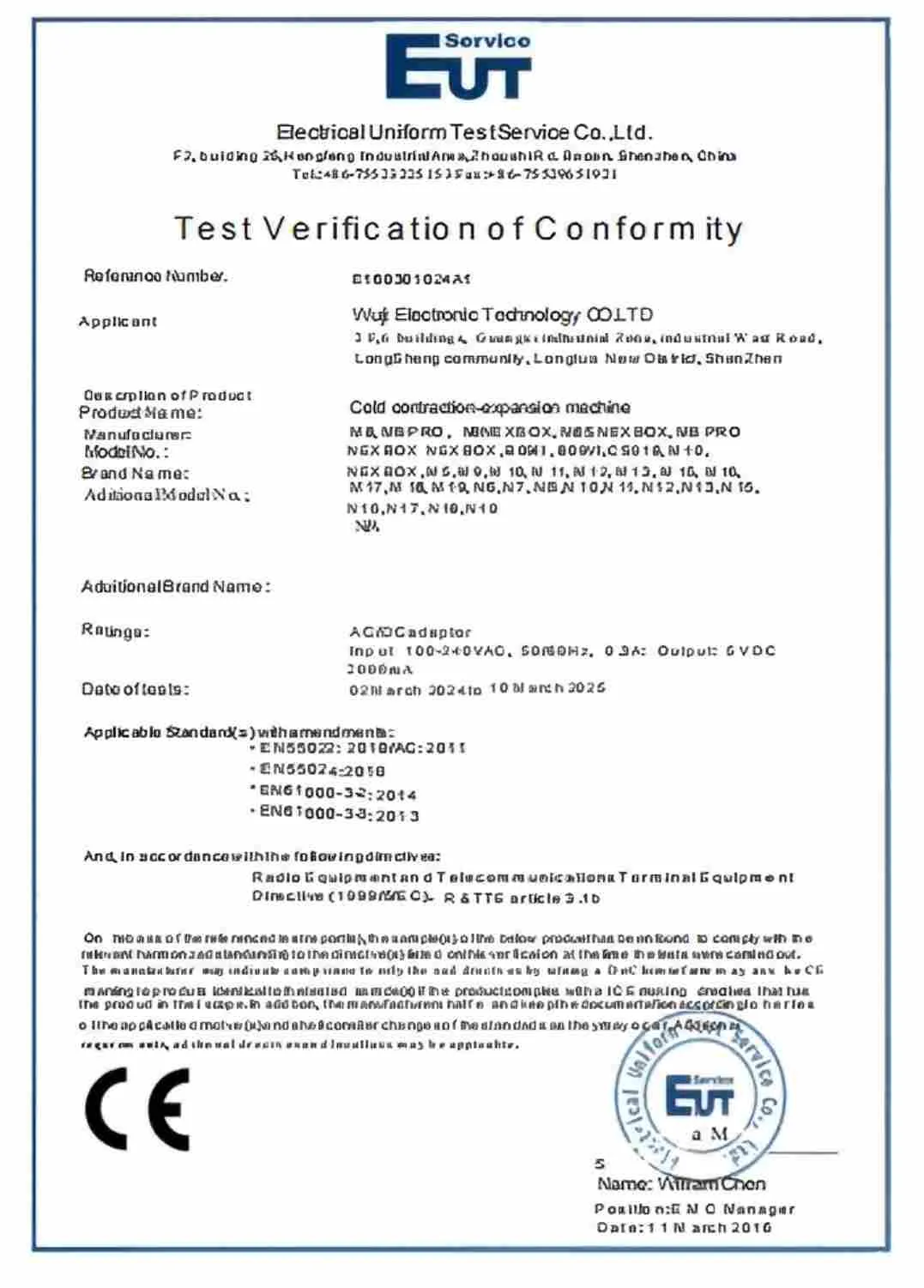 Certificate of Honor